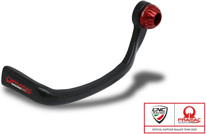 CNC Racing Clutch-Guard Carbon Race - Protection clutch lever glossy carbon Pramac Racing Limited Edition, Red | PL250KRPR