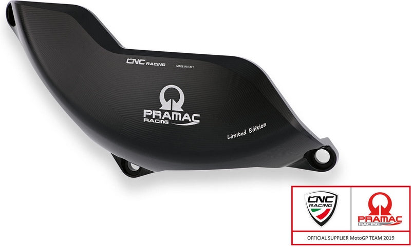 CNC Racing Clutch cover "RPS" right side Ducati Panigale - Pramac Racing Limited Edition, Black | PR301BPR