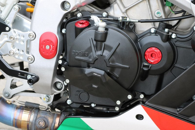 CNC Racing Clutch cover "RPS" Right side Aprilia, Black | PR313B