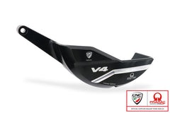 Generator crankcase protector, Black/Silver