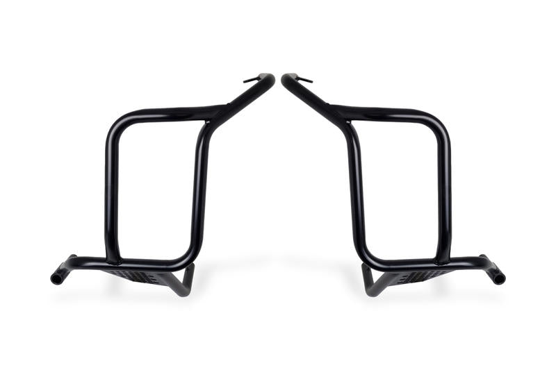 Engine guard in steel tubes, Black