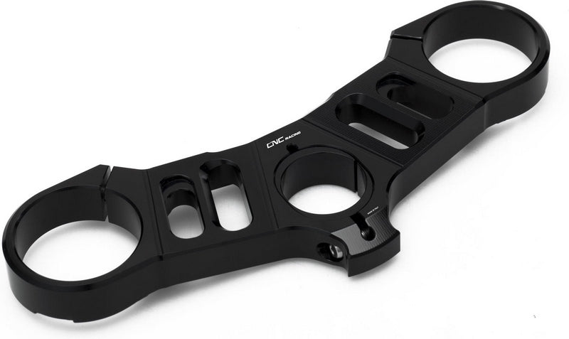 CNC Racing Triple clamps - Top Yoke Adjustable Offset, Black | PST08B