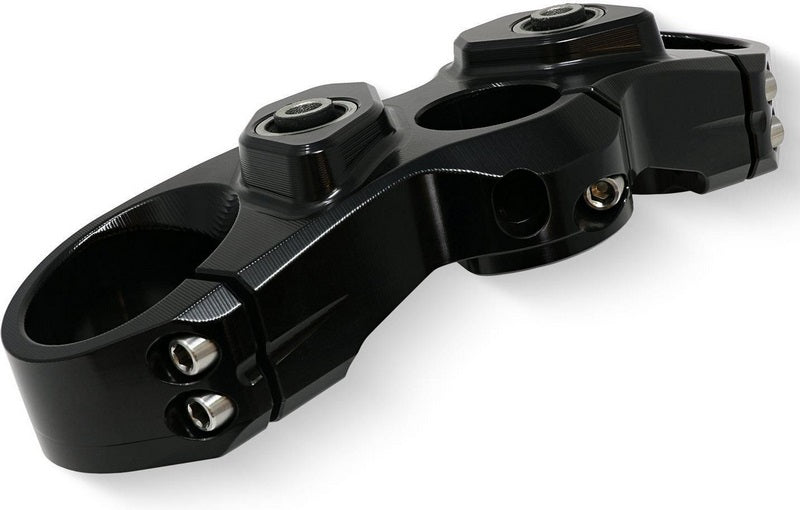 CNC Racing Triple clamps Ducati Monster - Top yoke, Black | PST11B