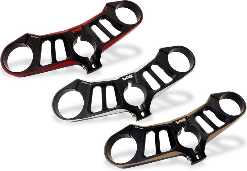 CNC Racing Triple clamps Ducati Panigale V4 - Top yoke - BICOLOR | PST15
