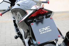 CNC Racing Adjustable license plate Aprilia, Black | PT103B