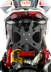 CNC Racing Adjustable license plate Ducati Hypermotard 821/939, Black | PT140B