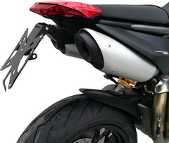 CNC Racing Adjustable license plate Ducati Hypermotard 950, Black | PT151B