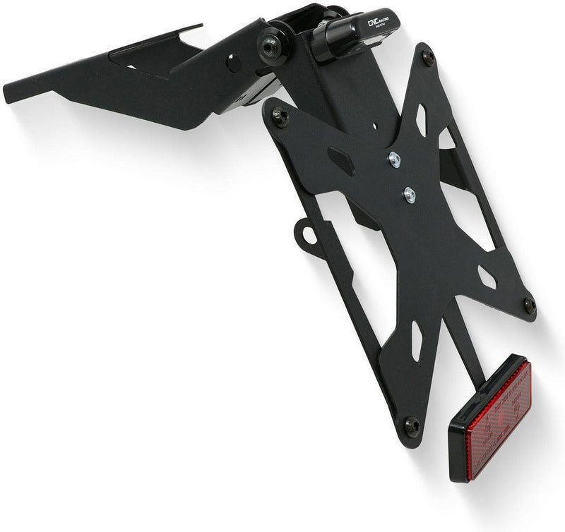 CNC Racing Adjustable license plate Ducati Hypermotard 950, Black | PT151B
