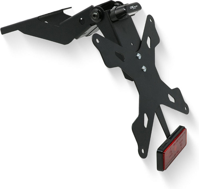 CNC Racing Adjustable license plate Ducati Hypermotard 950, Black | PT151B