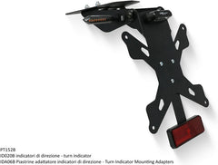 CNC Racing Adjustable license plate Ducati Monster / Supersport, Black | PT152B