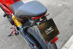 CNC Racing Adjustable license plate Ducati Monster / Supersport, Black | PT152B
