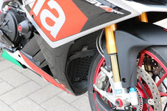 CNC Racing Radiator guard Aprilia, Black | RA001B