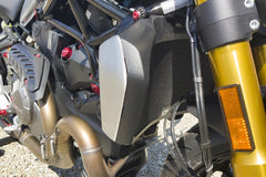 CNC Racing Radiator guard Ducati Monster/Supersport/Hypermotard, Black | RA012B