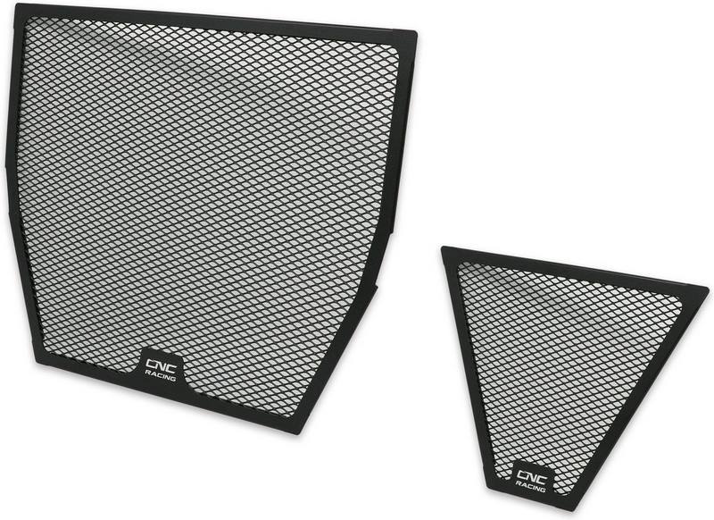 CNC Racing Radiator guard Ducati Streetfighter V4, Black | RA015B
