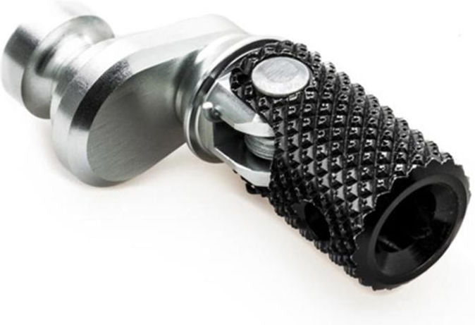 CNC Racing Folding rear brake lever peg Sport - eccentric, Black | RP9R0B