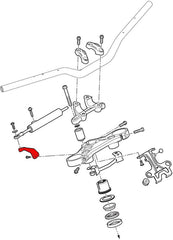 CNC Racing Steering damper bracket Ducati Streetfighter V4 | SDA02