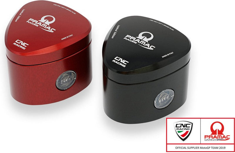 CNC Racing Fluid reservoir front brake 25 ml REBEL - Pramac racing Limited Edition, Black | SE501BPR