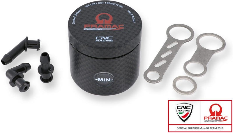 CNC Racing Fluid reservoir front brake 25 ml Pramac Racing Limited Edition - carbon, Glossy Carbon | SE801KPR
