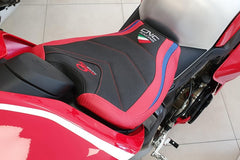 CNC Racing Seat cover Ducati Panigale V4 - Pramac Racing Limited edition, Black | SLD01PR