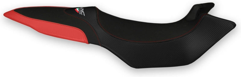 CNC Racing Seat cover MV Agusta Brutale, Black/Red | SLM03BR