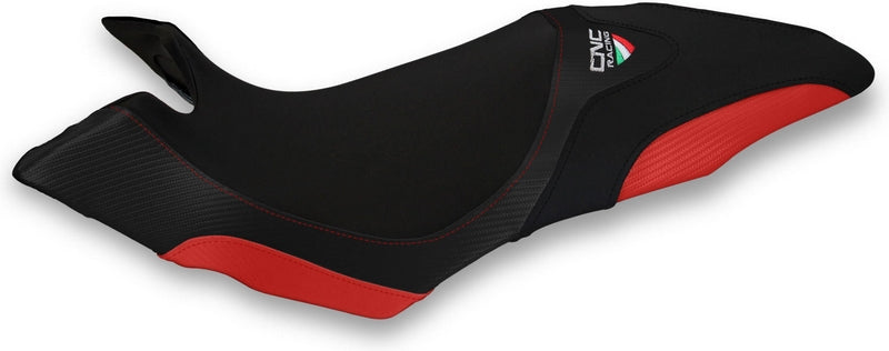 CNC Racing Seat cover MV Agusta Dragster, Black/Red | SLM05BR