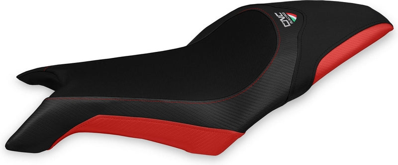 CNC Racing Seat cover MV Agusta Dragster, Black/Red | SLM06BR