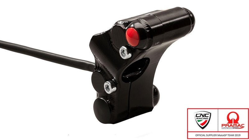 CNC Racing Left handlebar switch Pramac Racing Lim. Ed - Race use, Black | SWD02BPR