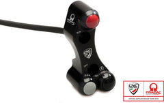 CNC Racing Right handlebar switch Pramac Racing Lim. Ed - OEM and RCS Brembo brake master cylinder, Black | SWD05BPR