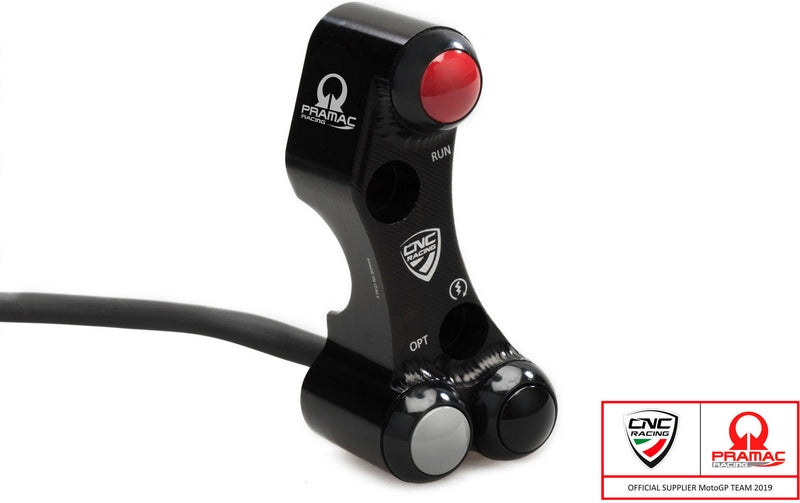 CNC Racing Right handlebar switch Pramac Racing Lim. Ed - Brembo billet CNC and forged brake master cylinder, Black | SWD06BPR