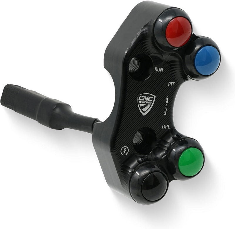 CNC Racing Right handlebar switch Ducati Panigale V4R - Brembo billet CNC and forged brake master cylinder, Black | SWD17B