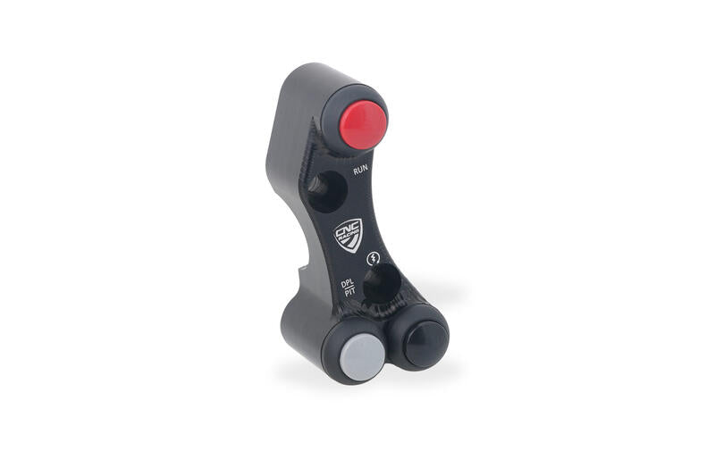 Right handlebar switch Race 3 Buttons - Brembo billet CNC and forged brake master cylinder, Black
