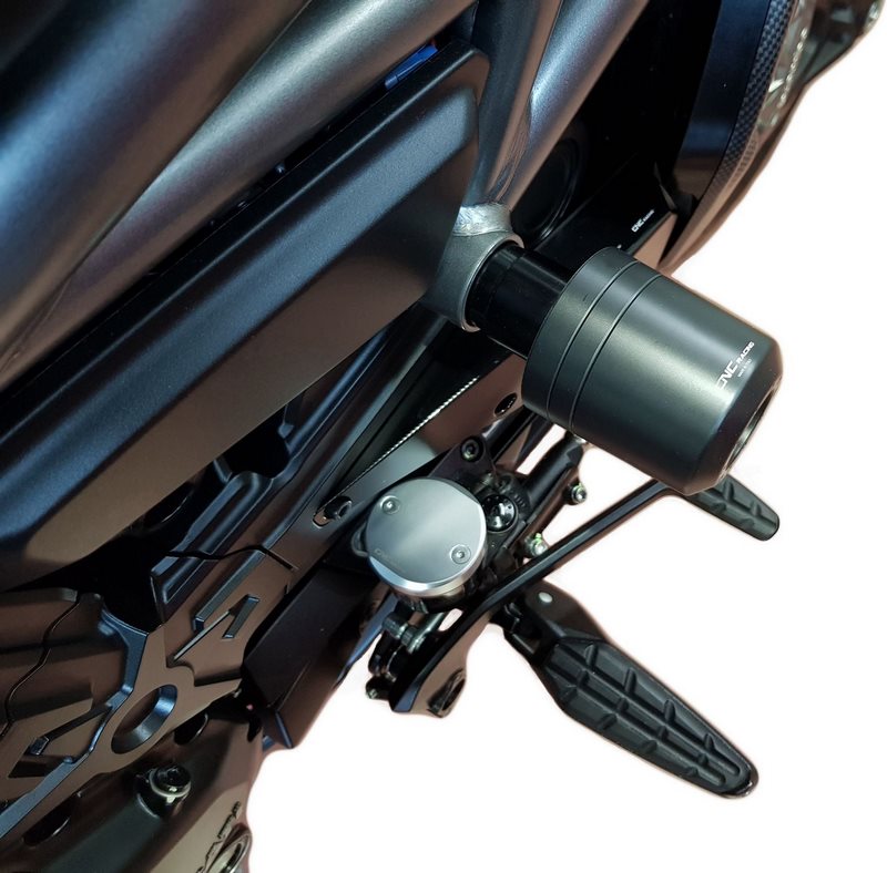 CNC Racing Frame crash protections Ducati, Black | TC315B
