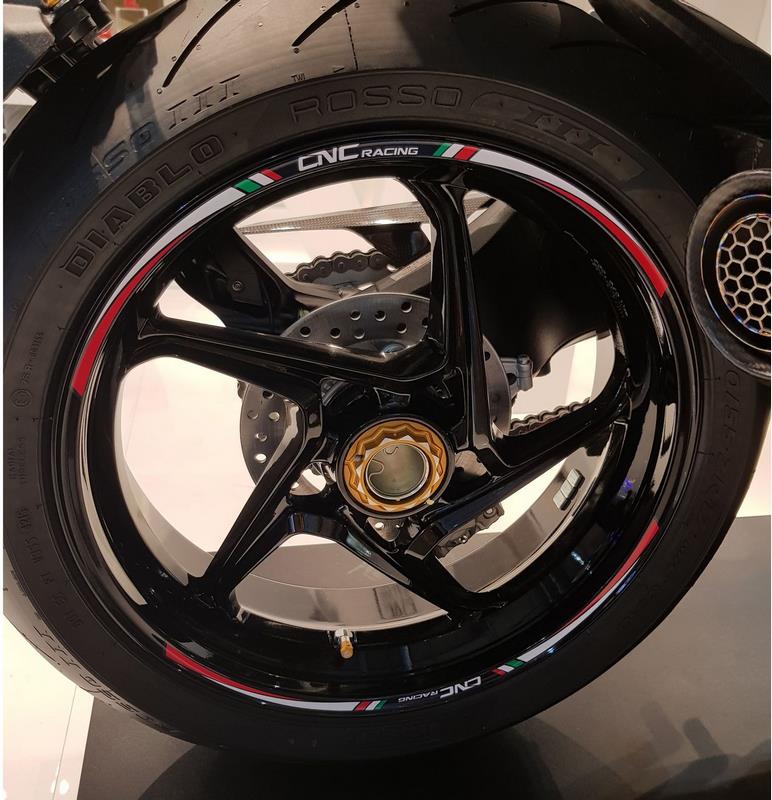 CNC Racing 17 inch wheel stripes kit, Black | WK001B