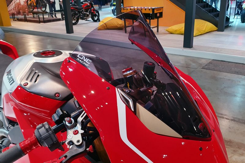 CNC Racing Raised screen Race - Light smoke, Smoke | WS306LS