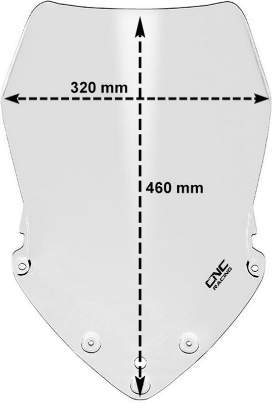 CNC Racing Windscreen Touring MV Agusta Turismo Veloce - Smoke | WS361
