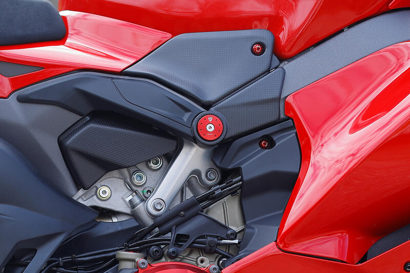 Fuel tank side covers, Matt