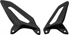 CNC Racing Carbon heel guard rider footpegs Ducati 899 1199 1299 Panigale, Matt Carbon | ZA839Y