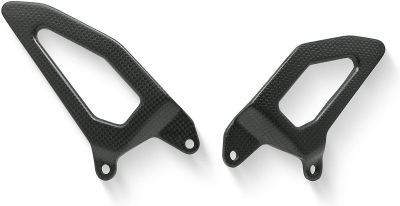 CNC Racing Heel guard kit for our rearsets Ducati Panigale V4 - carbon matt, Matt Carbon | ZA866Y