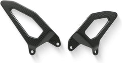CNC Racing Heel guard kit for our rearsets Ducati Panigale V4 - carbon matt, Matt Carbon | ZA866Y
