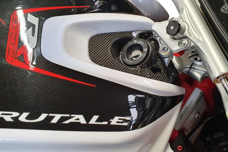 CNC Racing Ignition switch cover MV Agusta - carbon, Glossy Carbon | ZA868K