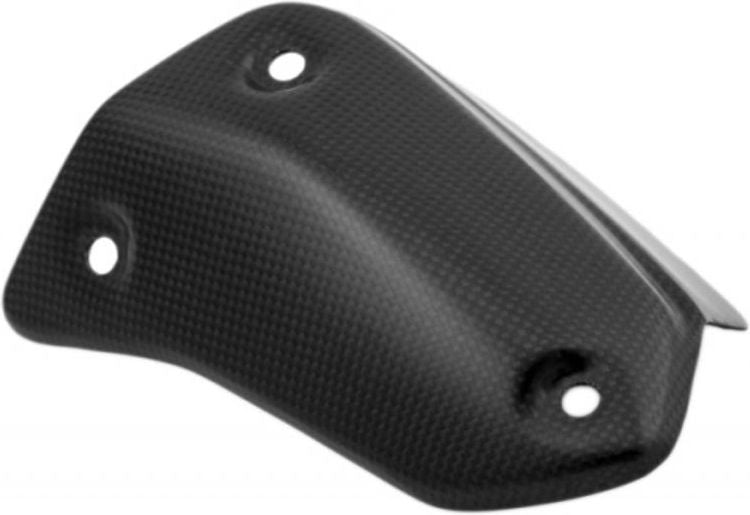 CNC Racing Standard carbon muffler protector carbon Ducati Hypermotard 821 Hyperstrada 821, Matt Carbon | ZA941Y