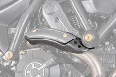 CNC Racing Exhaust pipe heat guard hold Ducati - matt carbon, Matt Carbon | ZA976Y