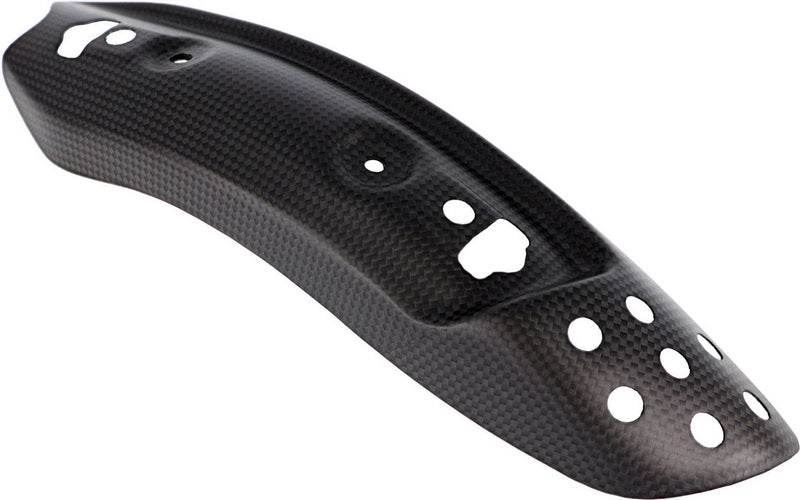 CNC Racing Exhaust pipe heat guard hold Ducati - matt carbon, Matt Carbon | ZA976Y