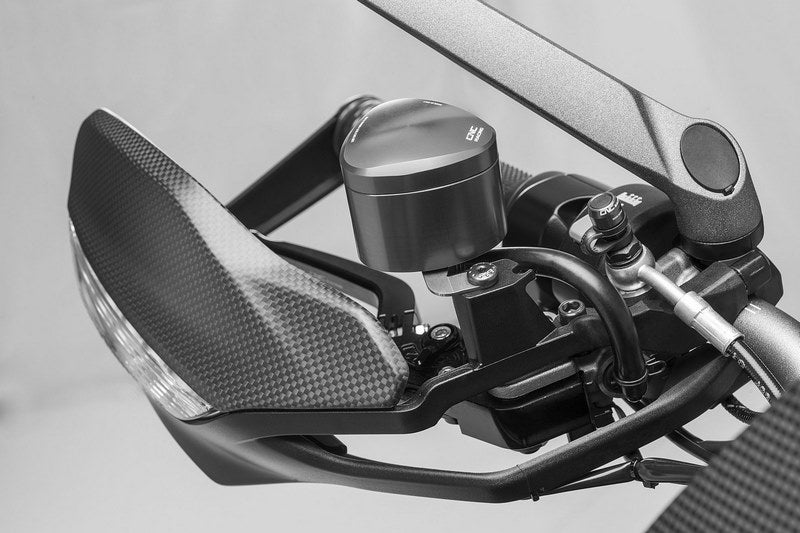 CNC Racing Upper hand-guard Ducati Hypermotard - matt carbon, Matt Carbon | ZA985Y