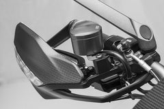 CNC Racing Upper hand-guard Ducati Hypermotard - matt carbon, Matt Carbon | ZA985Y