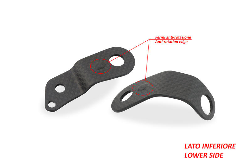 Front brake and clutch oil tank brackets, Matt