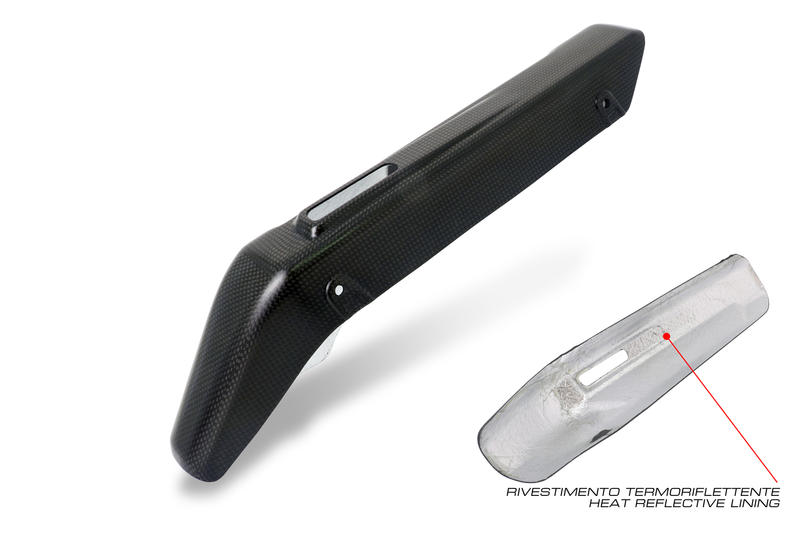 Exhaust silencer heat guard