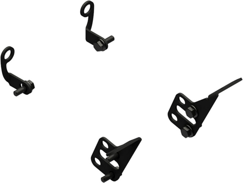 CNC Racing GP DUCTS - MOUNTING KIT, Black | ZAB17B