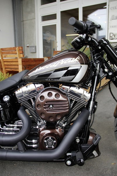 Cult-Werk HARLEY BREAKOUT - Luftfilterdeckel SLOTTED (BJ. 2014 - 2017) | HD-BRO005