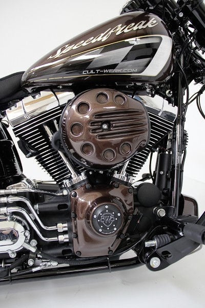 Cult-Werk Harley Breakout - Air Filter Cover Slotted (Bj. 2014 - 2017) | HD-BRO006